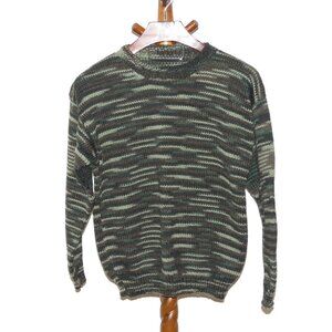 New Handmade Knit Camouflage Camo Sweater